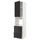 METOD / MAXIMERA high cabinet f oven+door/2 drawers, white/Nickebo matt anthracite, 60x60x240 cm