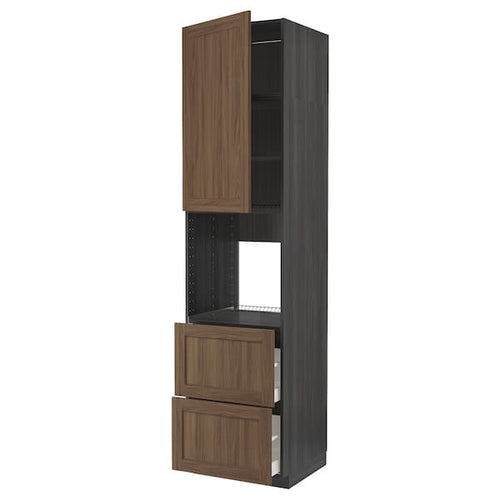 METOD / MAXIMERA - High cabinet f oven+door/2 drawers