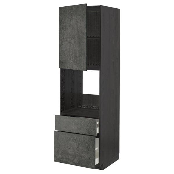 Ikea METOD / MAXIMERA - Mobile per forno + anta/2 cassetti , 60x60x200 cm
