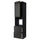 METOD / MAXIMERA high cabinet f oven+door/2 drawers, black/Upplöv matt anthracite, 60x60x240 cm