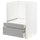 METOD / MAXIMERA base cabinet f combi micro/drawers, white/Bodbyn grey, 60.0x80.0x60.0 cm