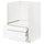 METOD / MAXIMERA base cabinet f combi micro/drawers, white Enköping/white wood effect, 60x60 cm
