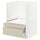 METOD / MAXIMERA base cabinet f combi micro/drawers, white/Havstorp beige, 60x60 cm