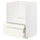 METOD / MAXIMERA - METOD / MAXIMERA Base cabinet f combi micro/drawers, white/Vallstena white, 60x60 cm