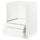 METOD / MAXIMERA base cabinet f combi micro/drawers, white/Voxtorp matt white, 60x60 cm