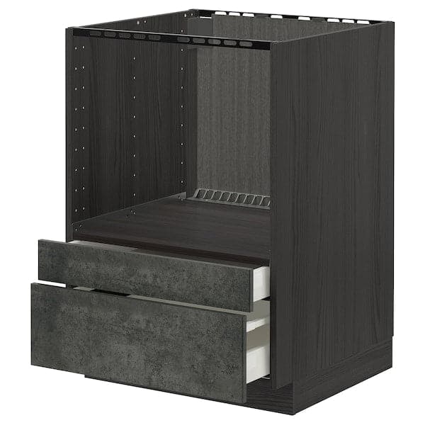 Ikea METOD / MAXIMERA - Combi microwave cabinet / drawers , 60x60 cm