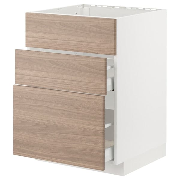 Ikea METOD / MAXIMERA - Mobile piano cott/cappa int/casset , 60x60 cm