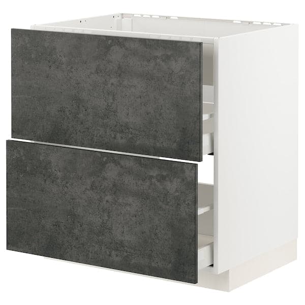 METOD / MAXIMERA - Mobile piano cott/cappa int/casset , 80x60 cm - best price from Maltashopper.com 19415189