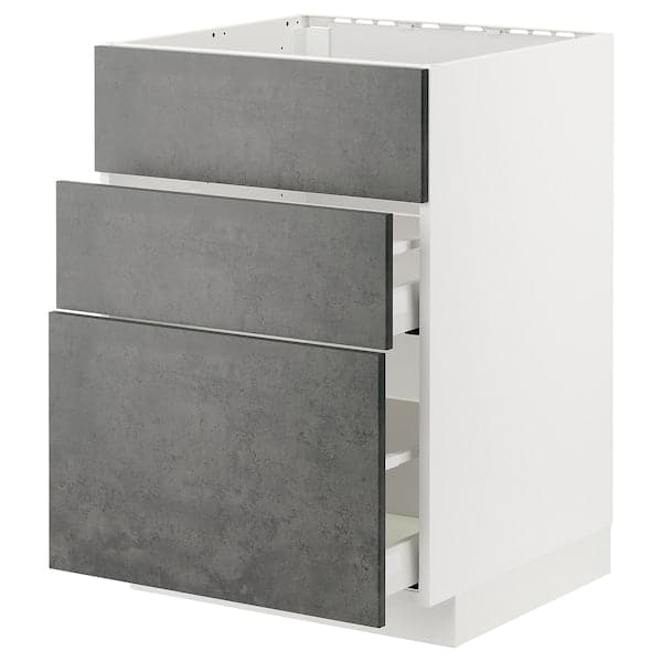 Ikea METOD / MAXIMERA - Mobile piano cott/cappa int/casset , 60x60 cm