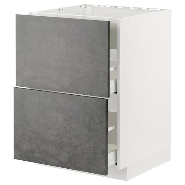 Ikea METOD / MAXIMERA - Mobile piano cott/cappa int/casset , 60x60 cm
