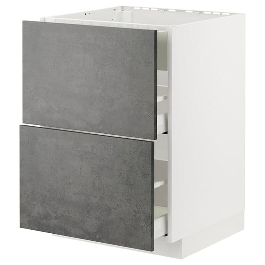 Ikea METOD / MAXIMERA - Mobile piano cott/cappa int/casset , 60x60 cm