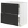 METOD / MAXIMERA base cab f hob/int extractor w drw, white/Upplöv matt anthracite, 80x60 cm