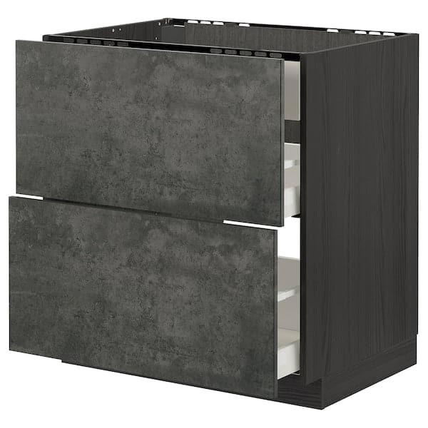 METOD / MAXIMERA - Mobile piano cott/cappa int/casset , 80x60 cm - best price from Maltashopper.com 19415617