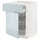 METOD / MAXIMERA base cab f hob/drawer/2 wire bskts, white/Kallarp light grey-blue, 60.0x80.0x60.0 cm