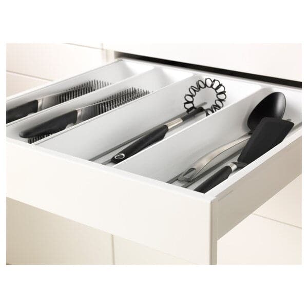 Ikea METOD / MAXIMERA - Base cab f hob/drawer/2 wire bskts, white/Veddinge white, 60x60 cm
