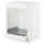 METOD / MAXIMERA base cab for hob+oven w drawer, white/Axstad matt white, 60x60 cm