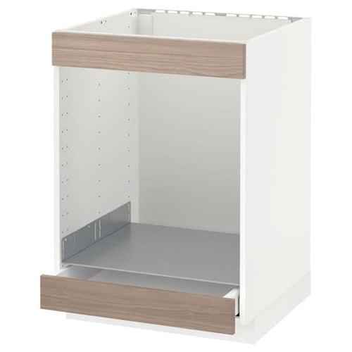 METOD / MAXIMERA - Hob unit + oven/drawer , 60x60 cm