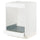 METOD / MAXIMERA base cab for hob+oven w drawer, white Enköping/white wood effect, 60x60 cm
