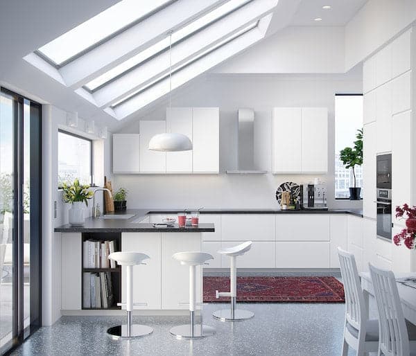 Ikea METOD / MAXIMERA - Base cab for hob+oven w drawer, white/Voxtorp matt white, 60x60 cm