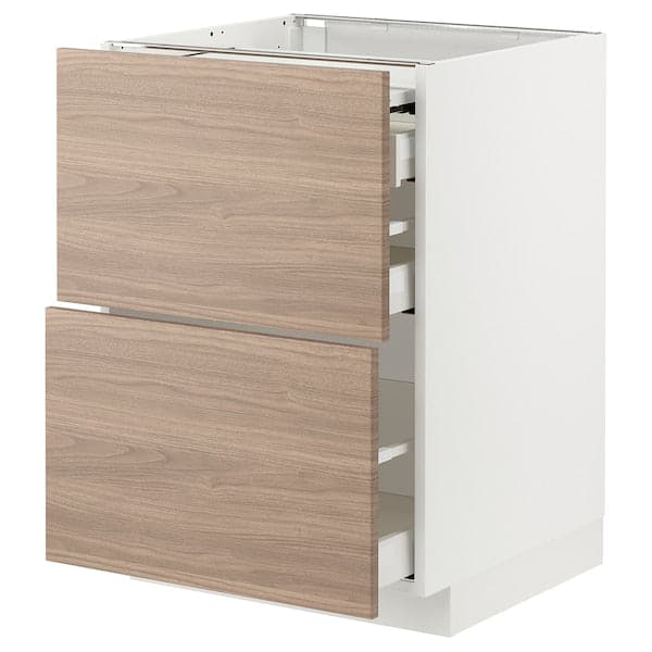 METOD / MAXIMERA - Cabinet / extr/3 drawers , 60x60 cm