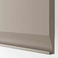 METOD / MAXIMERA - Bc w pull-out work surface/3drw, white/Upplöv matt dark beige - best price from Maltashopper.com 69491595