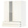 METOD / MAXIMERA - METOD / MAXIMERA Wall cabinet w 2 doors/2 drawers, white/Vallstena white, 80x100 cm