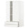 METOD / MAXIMERA wall cabinet w 2 doors/2 drawers, white/Veddinge white, 60x100 cm