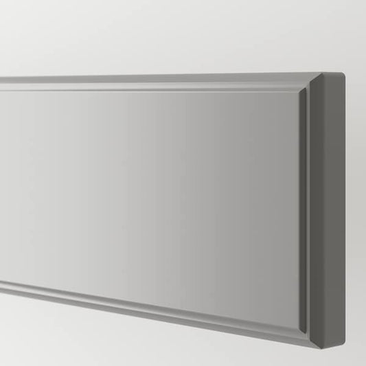 METOD / MAXIMERA - Wall cab w 2 glass doors/2 drawers, white/Bodbyn grey, 80x100 cm - best price from Maltashopper.com 99393683