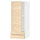 METOD / MAXIMERA - METOD / MAXIMERA Wall cabinet with door/2 drawers, white/Askersund light ash effect, 40x100 cm
