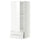 METOD / MAXIMERA wall cabinet with door/2 drawers, white/Ringhult white, 40x100 cm