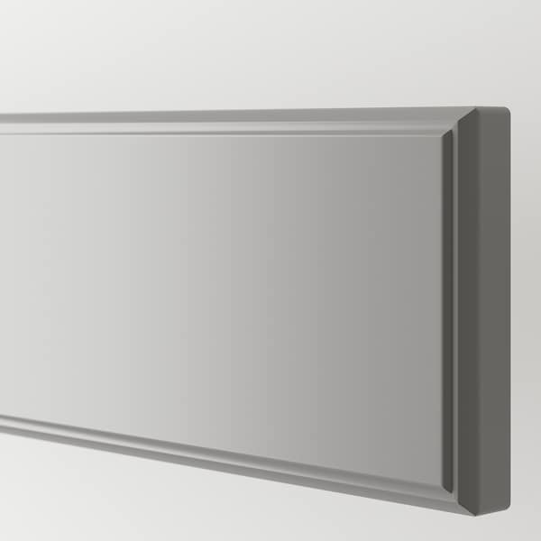 METOD / MAXIMERA - Wall cabinet w glass door/2 drawers, white/Bodbyn grey, 40x100 cm - best price from Maltashopper.com 39393681