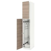 METOD - Tall cabinet with cleaning accessories , 40x60x220 cm - best price from Maltashopper.com 29469233