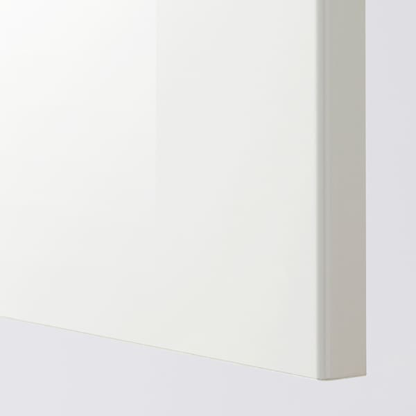 METOD - High cabinet with cleaning interior, white/Ringhult white