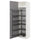 METOD high cabinet with pull-out larder, white/Bodbyn grey, 60.0x220.0x60.0 cm