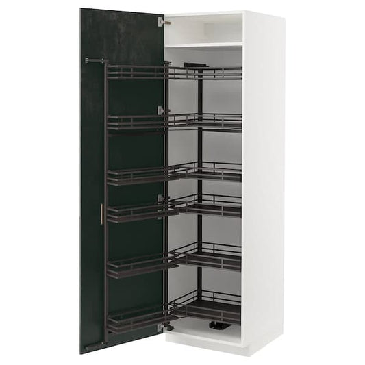 Ikea METOD - Tall cabinet with pantry baskets , 60x60x200 cm