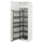 METOD - METOD High cabinet with pull-out larder, white/Vallstena white, 60x60x220 cm