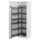 METOD - METOD High cabinet with pull-out larder, white/Vallstena white, 60x60x200 cm