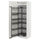 METOD - METOD High cabinet with pull-out larder, white/Vallstena white, 60x60x200 cm