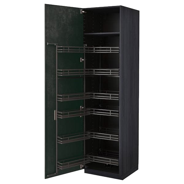 METOD - Tall cabinet with pantry baskets , 60x60x220 cm - best price from Maltashopper.com 29472136