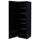 METOD high cabinet with pull-out larder, black/Lerhyttan black stained, 60x60x200 cm