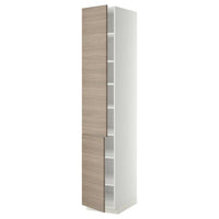 METOD - Tall cabinet with shelves/2 doors , 40x60x220 cm - best price from Maltashopper.com 79466703