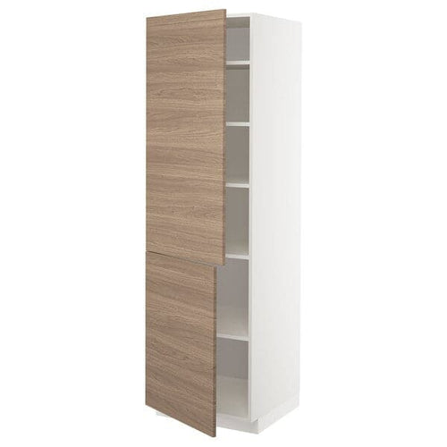 METOD - Tall cabinet with shelves/2 doors , 60x60x200 cm