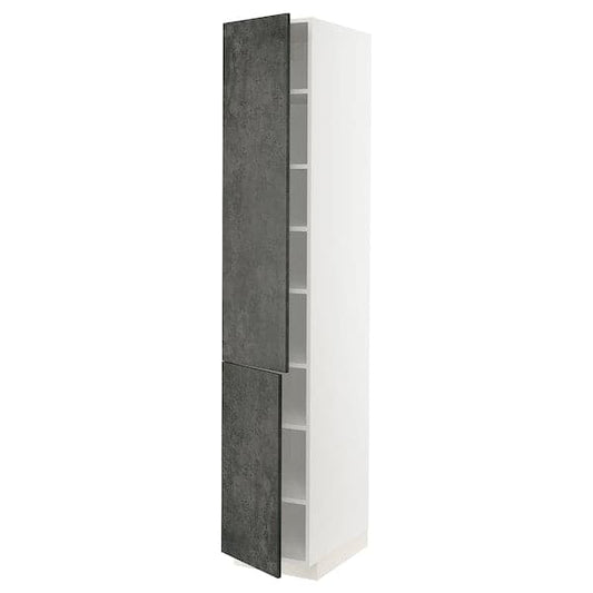Ikea METOD - Tall cabinet with shelves/2 doors , 40x60x220 cm