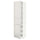 METOD high cabinet with shelves/2 doors, white/Ringhult light grey, 60x60x220 cm