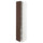 METOD - METOD High cabinet with shelves/2 doors, white/Sinarp brown, 40x60x220 cm