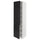 METOD - METOD High cabinet with shelves/2 doors, white/Upplöv matt anthracite, 60x60x220 cm