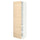 METOD - METOD High cabinet with shelves, white/Askersund light ash effect, 60x60x200 cm