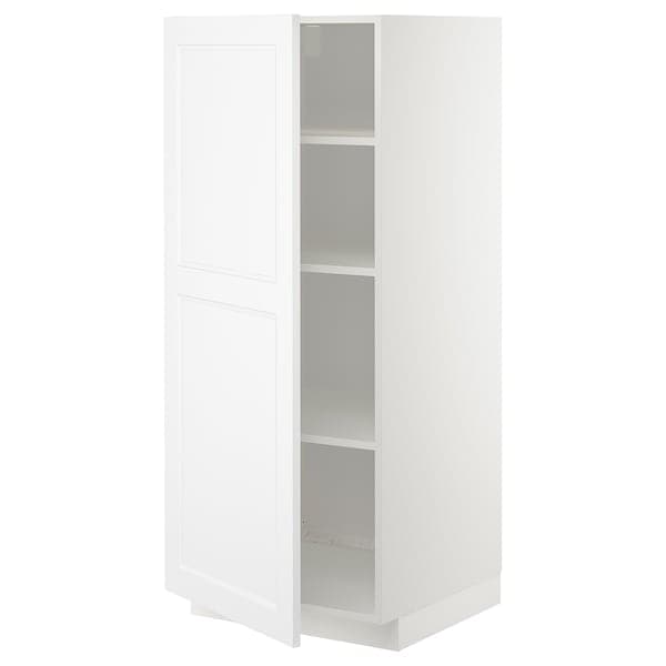 Ikea METOD - High cabinet with shelves, white/Axstad matt white, 60x60x140 cm