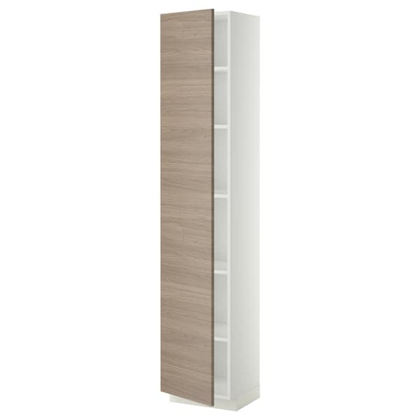 METOD - Tall cabinet with shelves, 40x37x200 cm - best price from Maltashopper.com 89464421