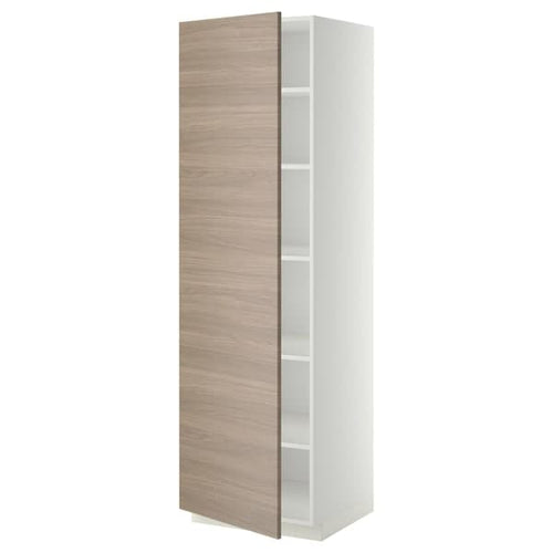 METOD - Tall cabinet with shelves, 60x60x200 cm